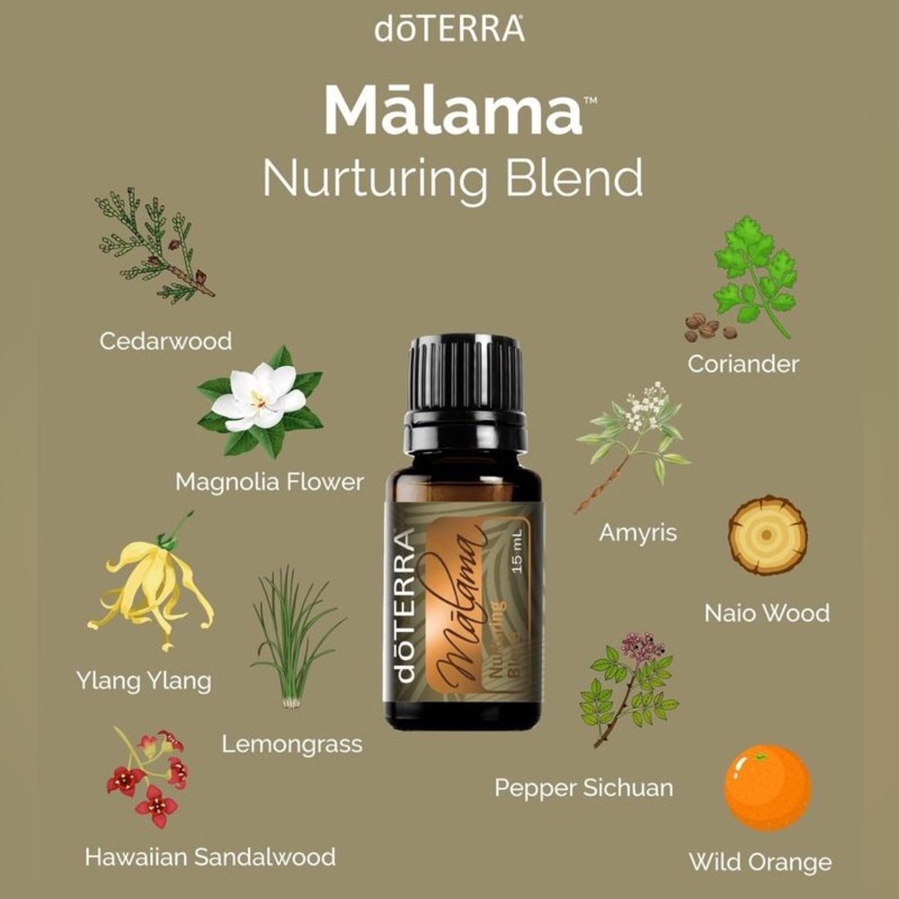 Malama Nurturing Blend — DoTERRA - 15ml - Picture 3 of 13